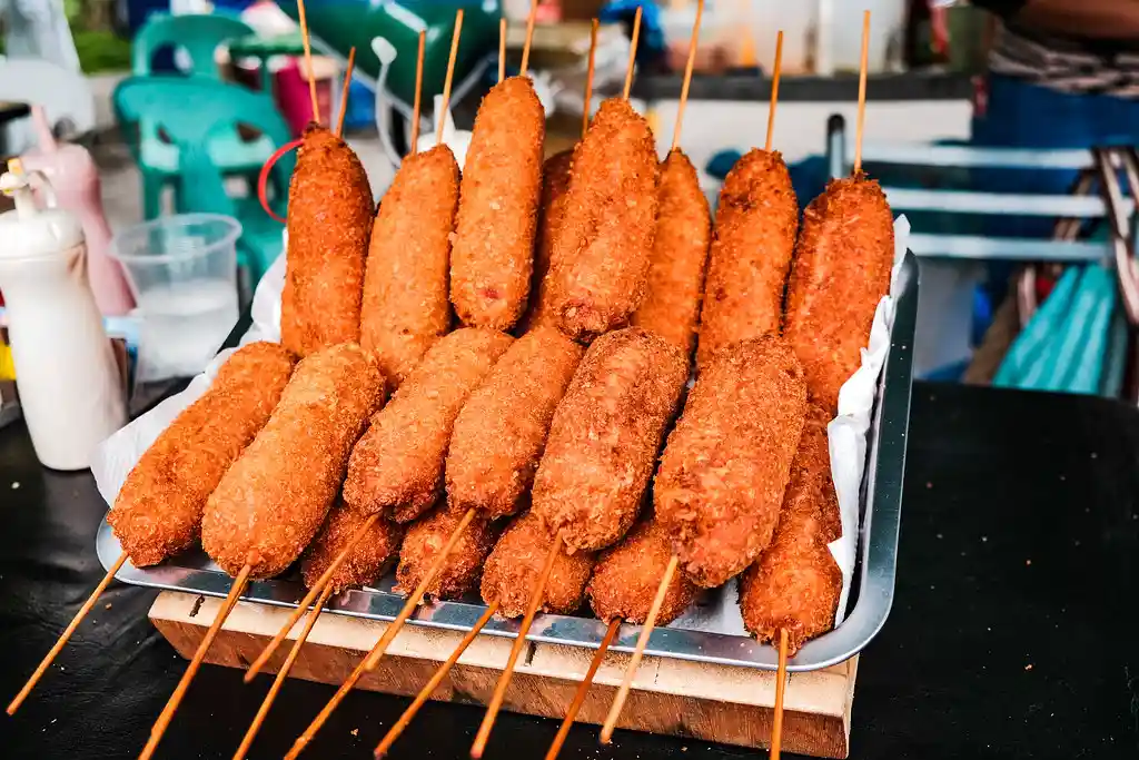 Cooking corn dogs in air fryer